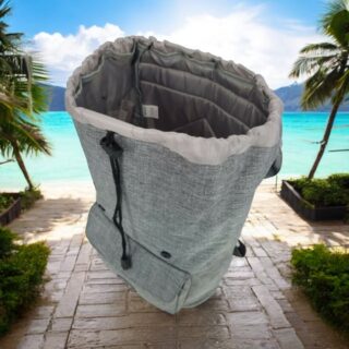 Diplomat Ανδρικό Υφασμάτινο Σακίδιο Πλάτης Γκρι