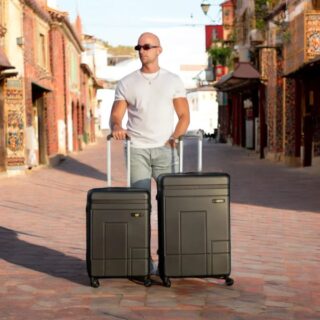 Βαλίτσα trolley case Caterpillar μεσαία μεγάλη Allisia 84479-01 60/70