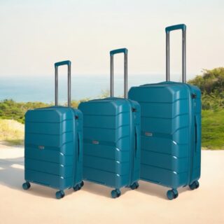 Βαλίτσες trolley Επεκτάσιμη Elusive (σέτ 3 τεμαχίων) Cardinal (PP) 2016 πετρόλ