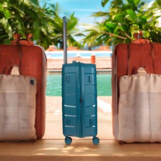 Βαλίτσες trolley Επεκτάσιμη Elusive (σέτ 3 τεμαχίων) Cardinal (PP) 2016 πετρόλ