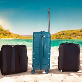 Βαλίτσα trolley Επεκτάσιμη Elusive Cardinal (PP) μεγάλη 2016/70cm πετρόλ