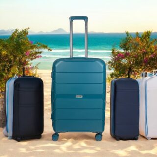 Βαλίτσες trolley Επεκτάσιμη Elusive (σέτ 3 τεμαχίων) Cardinal (PP) 2016 πετρόλ