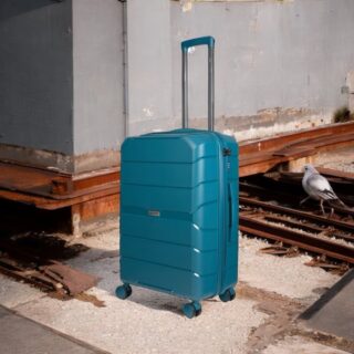 Βαλίτσα trolley Επεκτάσιμη Elusive Cardinal (PP) μεσαία 2016/60cm πετρόλ