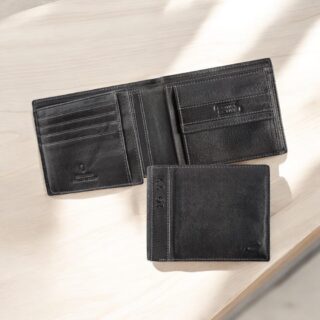 Camel Active Melbourne Πορτοφόλι Πλάγιο Μαύρο