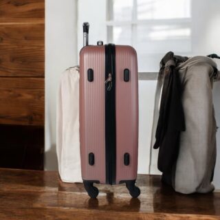 Βαλίτσα trolley Cardinal μεσαία/μεγάλη 2009/60/70 cm ροζ χρυσό