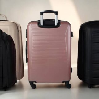 Βαλίτσες trolley (σέτ 3 τεμαχίων) Cardinal 2009 ροζ χρυσό