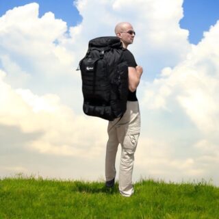 Σακίδιο πλάτης ορειβατικό Cardinal 70L MT-017 μαύρο