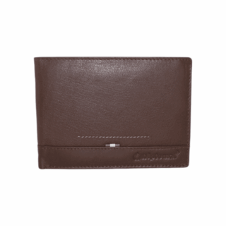 Diplomat Δερμάτινο Ανδρικό Πορτοφόλι με RFID Καφέ mn111 brown