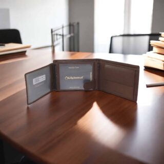 Diplomat Δερμάτινο Ανδρικό Πορτοφόλι με RFID Καφέ mn111 brown