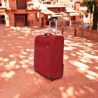 Diplomat ZC600 Βαλίτσα Καμπίνας με ύψος 55cm Κόκκινο