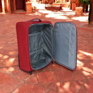 Diplomat ZC600 Βαλίτσα Καμπίνας με ύψος 55cm Κόκκινο