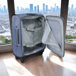 Diplomat Athens 6040 Βαλίτσα Καμπίνας Μπλε 55cm