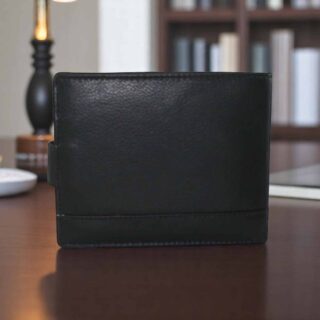 Diplomat MN112 Ανδρικό Δερμάτινο Πορτοφόλι Μαύρο