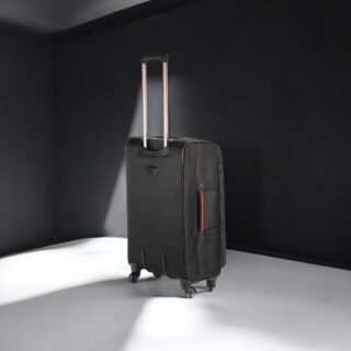 Diplomat The Athens Collection 6040 Μεσαία Βαλίτσα με ύψος 68cm σε Μαύρο χρώμα