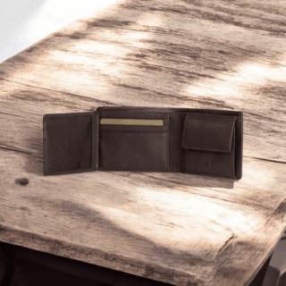 Jupiter-71-007 Δερμάτινο Πορτοφόλι Καφέ