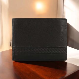 Diplomat Δερμάτινο Ανδρικό Πορτοφόλι Μαύρο MN439