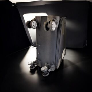 Diplomat ZC998-41 Μαύρη Τσάντα Τρόλεϊ Pilot 4 Ρόδες