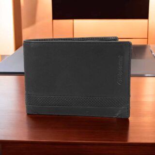 Diplomat Δερμάτινο Ανδρικό Πορτοφόλι Μαύρο MN438