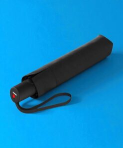 Knirps 2200 Αυτόματη Αντιανεμική Ομπρέλα Σπαστή Μαύρη