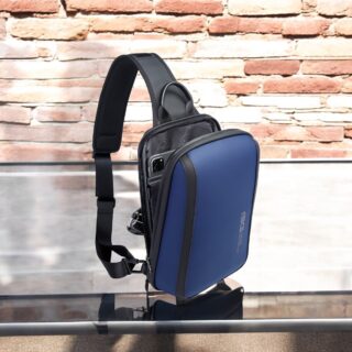 Τσαντάκι ώμου χιαστί crossbody Bange 2811 μπλέ