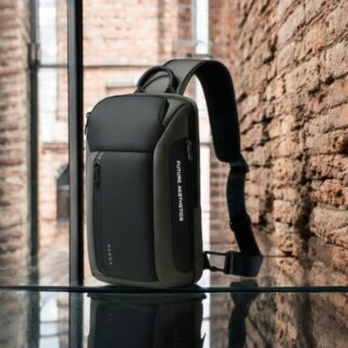 Bange 7566 Τσαντάκι Ώμου Χιαστί Crossbody Χακί