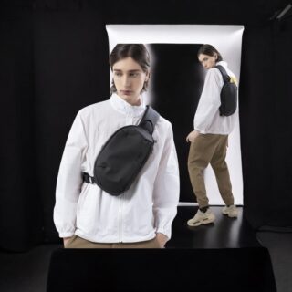 Bange 7306 Τσαντάκι Ώμου Χιαστί Crossbody Μαύρο