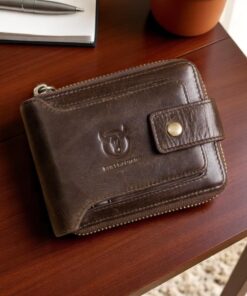 Δερμάτινο πορτοφόλι Bull Captain QB-231 καφέ