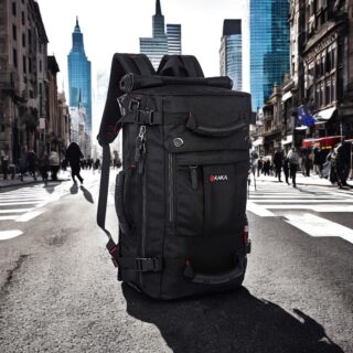 Σακίδιο πλάτης-Σακβουαγιάζ Kaka 40L 2050 μαύρο