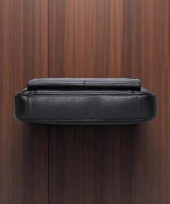 Bull Captain GWB-046 Ανδρικός Δερμάτινος Χαρτοφύλακας Μαύρος