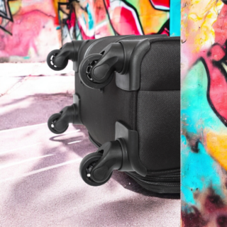 Diplomat Athens 6040 Βαλίτσα Καμπίνας 55cm Μαύρη