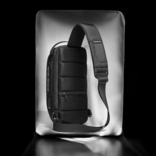 Bange 22085 Τσαντάκι Ώμου Χιαστί Crossbody Μαύρο