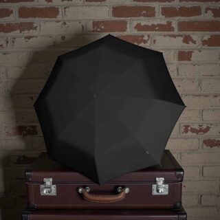 Knirps T.900 Μαύρη Αντιανεμική Ομπρέλα Μπαστούνι