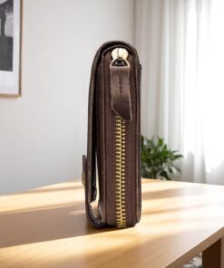 Δερμάτινο πορτοφόλι Bull Captain QB-231 καφέ