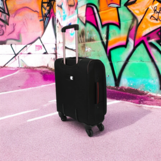 Diplomat Athens 6040 Βαλίτσα Καμπίνας 55cm Μαύρη