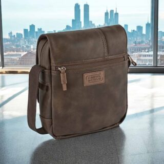 Camel Active Laos Ανδρική Τσάντα Ταχυδρόμου Καφέ