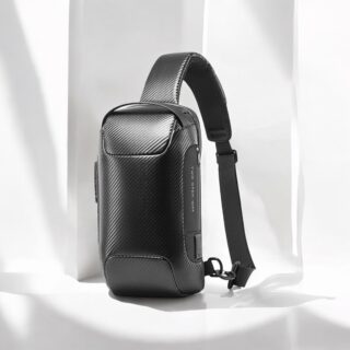 Bange 22085 Plus Τσαντάκι Ώμου Χιαστί Crossbody Μαύρο