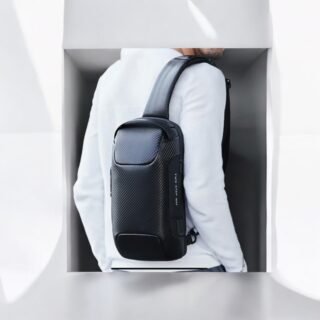 Bange 22085 Plus Τσαντάκι Ώμου Χιαστί Crossbody Μαύρο