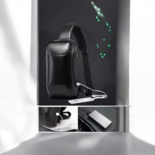 Bange 22085 Plus Τσαντάκι Ώμου Χιαστί Crossbody Μαύρο