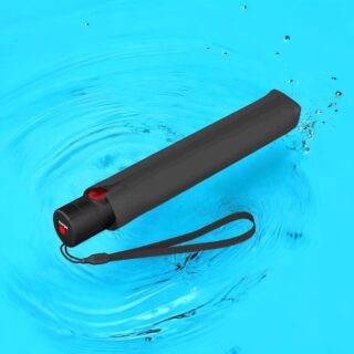 Knirps U.200 Ομπρέλα Αυτόματη Ελαφριά Σκούρο Γκρι