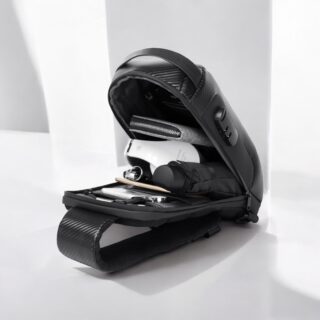 Bange 22085 Plus Τσαντάκι Ώμου Χιαστί Crossbody Μαύρο