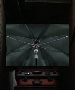 Knirps T.900 Μαύρη Αντιανεμική Ομπρέλα Μπαστούνι