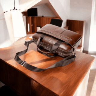 Cardinal Δερμάτινος Χαρτοφύλακας 8523 Καφέ