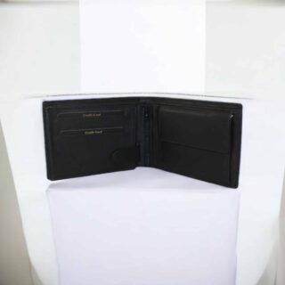 Diplomat Δερμάτινο Ανδρικό Πορτοφόλι με RFID Μαύρο mn111