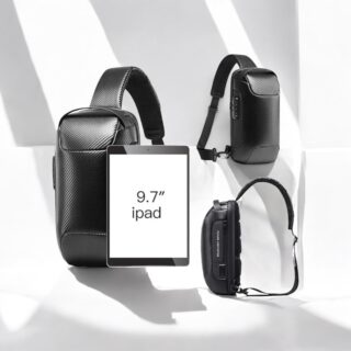 Bange 22085 Plus Τσαντάκι Ώμου Χιαστί Crossbody Μαύρο