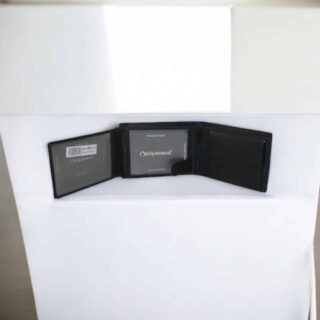 Diplomat Δερμάτινο Ανδρικό Πορτοφόλι με RFID Μαύρο mn111