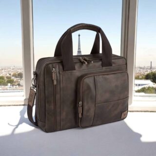 251-802-29 Active Laos Ανδρικός Χαρτοφύλακας Καφέ