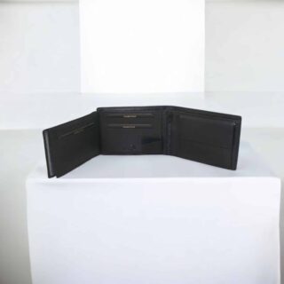 Diplomat Δερμάτινο Ανδρικό Πορτοφόλι με RFID Μαύρο mn111