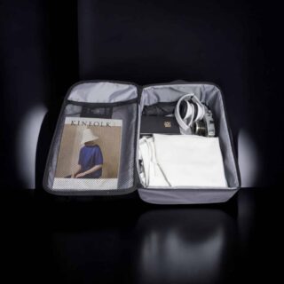 Bange Travel Cabin Ανδρικό Υφασμάτινο Σακίδιο Πλάτης Μαύρο