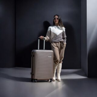 Βαλίτσα trolley Cardinal μεγάλη 2009/70cm χρυσό