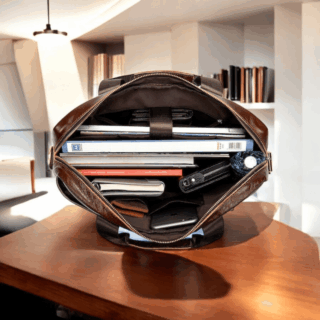 Cardinal Δερμάτινος Χαρτοφύλακας 8523 Καφέ